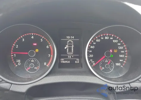 2012 Volkswagen Gti 4-Door из США, поврежденный, VIN WVWHD7AJ2CW026205